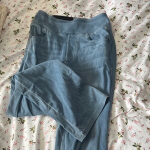 HALARA Women's Flare & Wide Leg Jeans - Light Blue